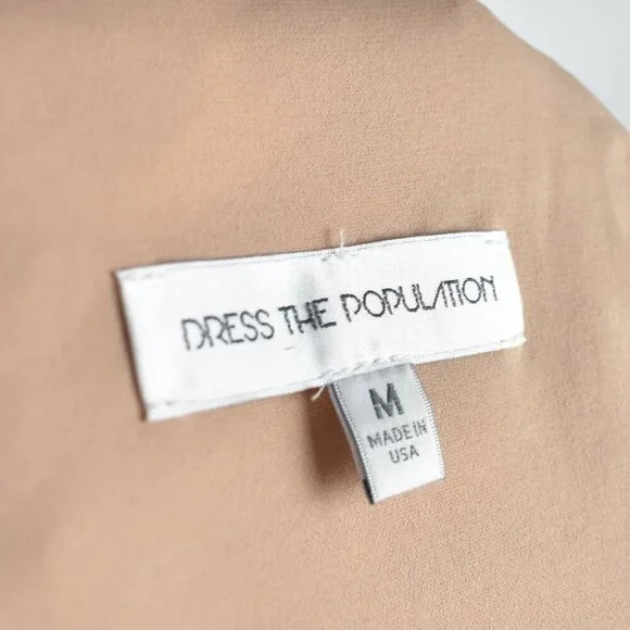 Dress the Population Tabitha Cap Sleeve Sequin Dress - M - Picture 11 of 11